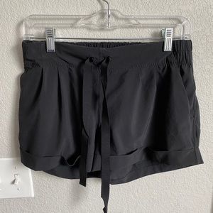 Black Lululemon shorts size 8